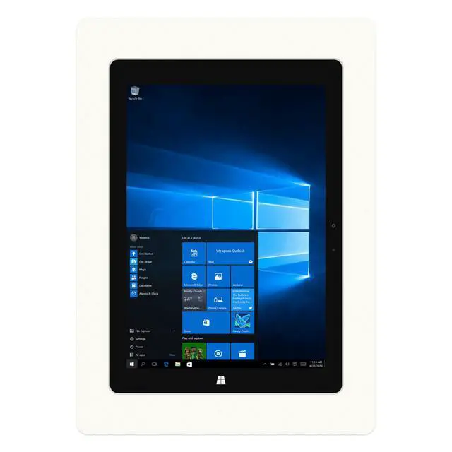 Alt view image 3 of 7 - VidaMount White VESA Enclosure compatible with Microsoft Surface 3