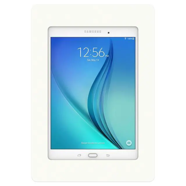 Alt view image 3 of 7 - VidaMount White VESA Enclosure compatible with Samsung Galaxy Tab A 9.7