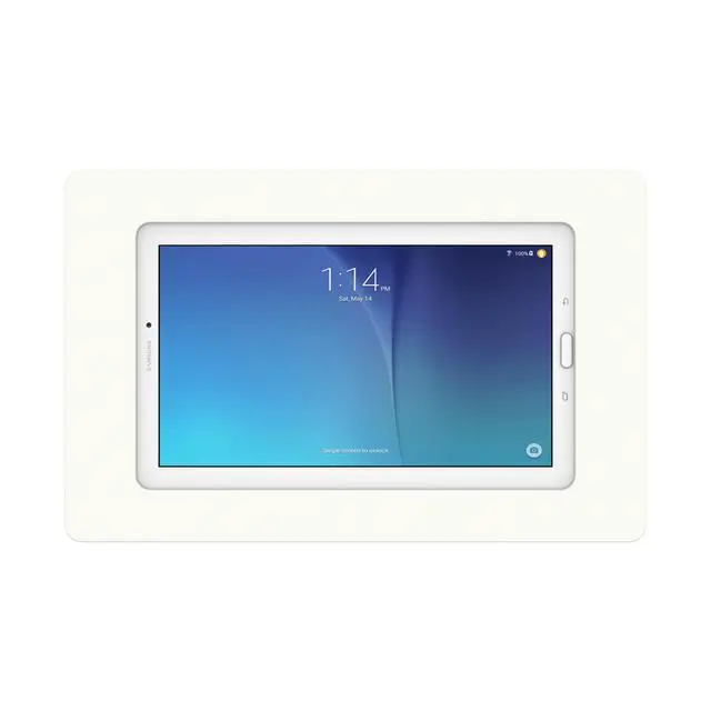 Alt view image 2 of 7 - VidaMount White VESA Enclosure compatible with Samsung Galaxy Tab E 9.6