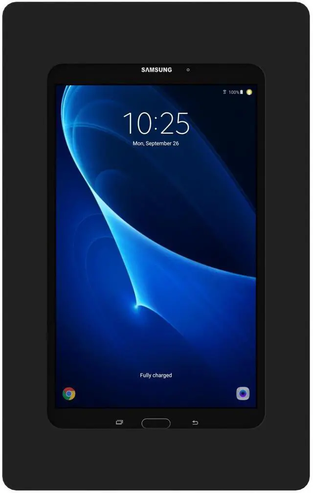 Alt view image 3 of 7 - VidaMount Black On-Wall Tablet Mount compatible with Samsung Galaxy Tab A 10.1 (2016)