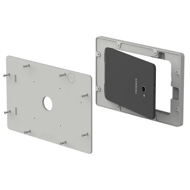 Alt view image 7 of 7 - VidaMount Light Grey VESA Enclosure compatible with Samsung Galaxy Tab A 10.1 (2016)