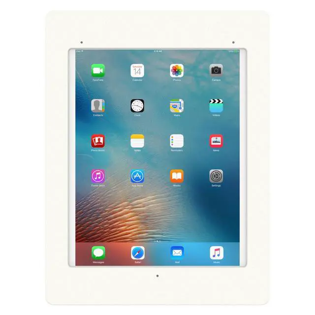 Alt view image 3 of 7 - VidaMount White Covered Home Button VESA Enclosure compatible with iPad Pro 12.9" (1st/2nd Gen)