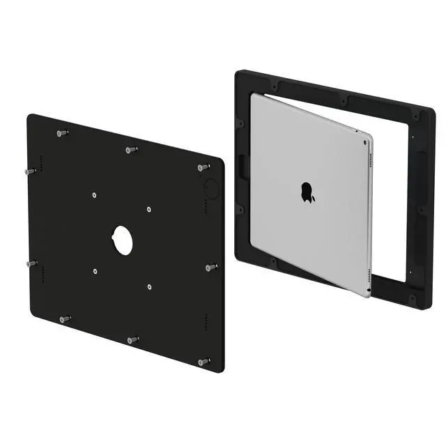 Alt view image 7 of 7 - VidaMount Black Covered Home Button VESA Enclosure compatible with iPad Pro 12.9" (1st/2nd Gen)