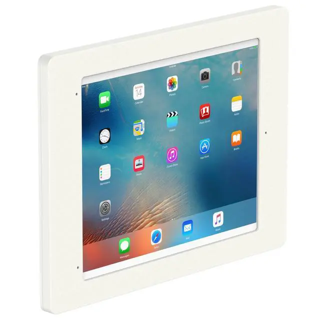 Main image of VidaMount White Covered Home Button VESA Enclosure compatible with iPad Pro 12.9" (1st/2nd Gen)