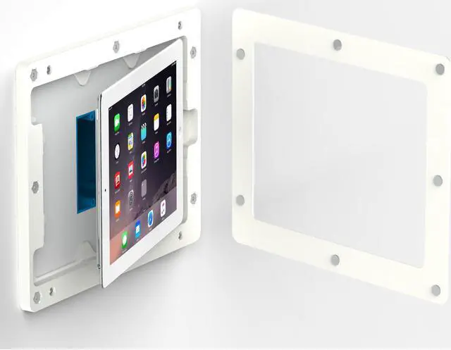 Alt view image 5 of 7 - VidaMount White On-Wall Tablet Mount compatible with iPad 2/3/4