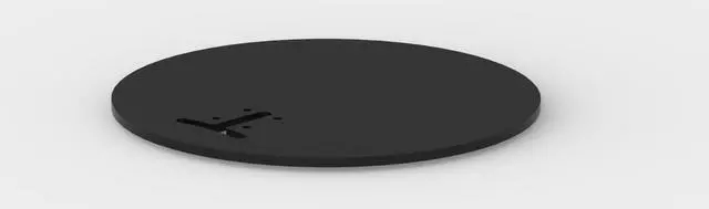 Alt view image 4 of 7 - Round Base for Fixed or Flexible Surface VESA Mount - Black