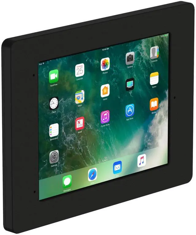 Main image of VidaMount Black Covered Home Button VESA Enclosure compatible with iPad Pro 10.5" & Air 3rd Gen