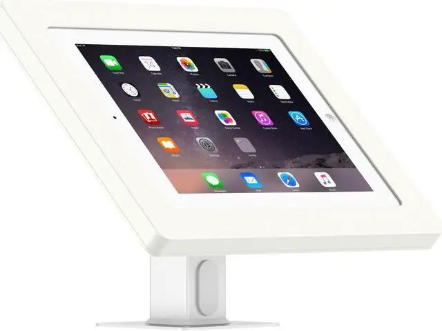 Main image of VidaMount White Enclosure and Rotating & Tilting Desk/Table Mount [Bundle] compatible with iPad 2/3/4