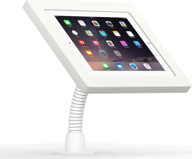 Main image of VidaMount White Enclosure and Flexible Desk/Wall Surface Mount [Bundle] compatible with iPad 2/3/4