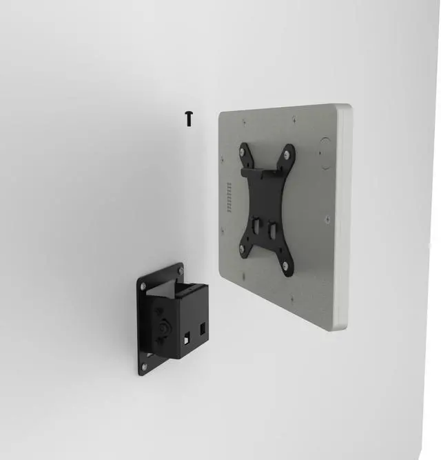 Alt view image 5 of 7 - VidaMount Light Grey Enclosure and Tilting VESA Slim Wall Mount [Bundle] compatible with iPad Mini 1/2/3