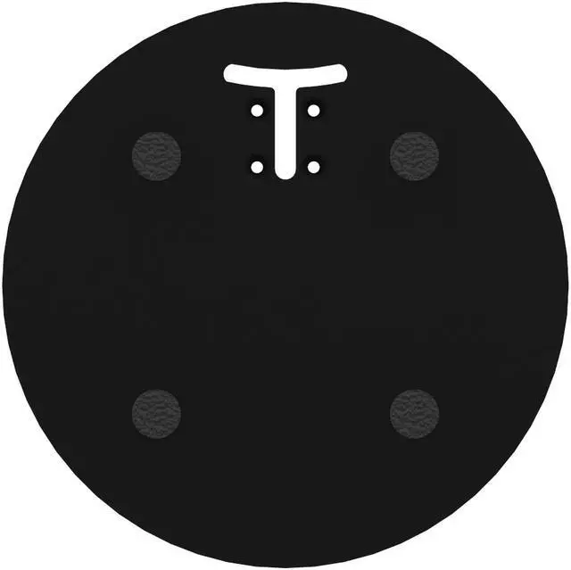 Alt view image 6 of 7 - Round Base for Fixed or Flexible Surface VESA Mount - Black