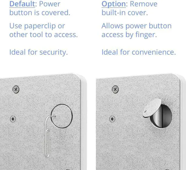 Alt view image 7 of 7 - VidaMount White Home Button Covered Enclosure and Tilting VESA Slim Wall Mount [Bundle] compatible with iPad 9.7 (5th / 6th Gen), Pro 9.7", Air 1/2