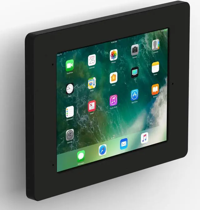 Main image of VidaMount Black Home Button Covered Enclosure and Tilting VESA Slim Wall Mount [Bundle] compatible with iPad Pro 10.5" & Air 3rd Gen