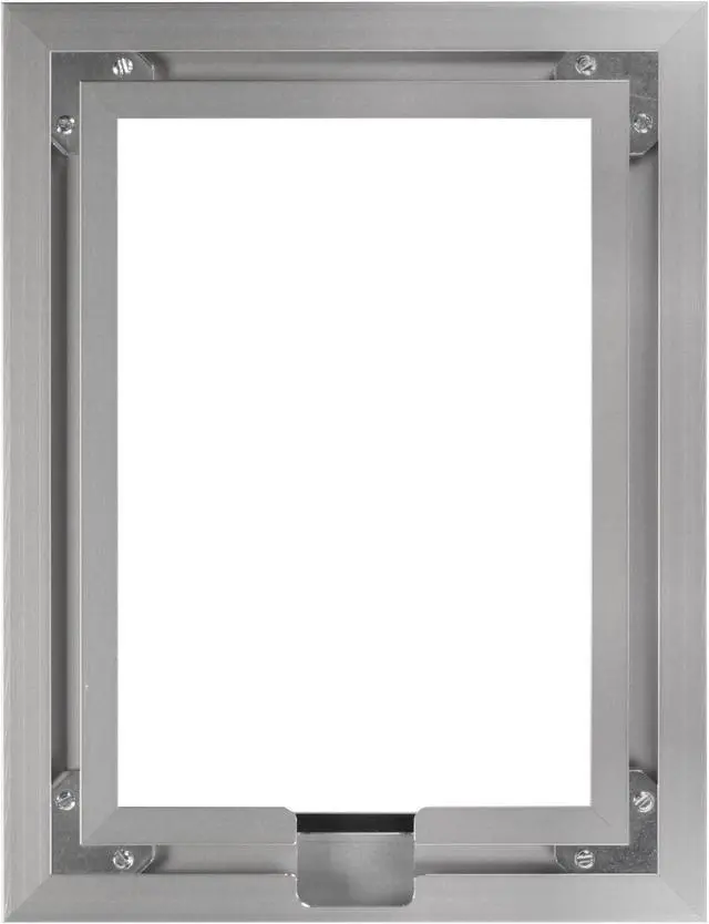 Alt view image 4 of 5 - VidaMount iPad 2 / 3 / 4 On Wall Metal Frame - Brushed German Silver