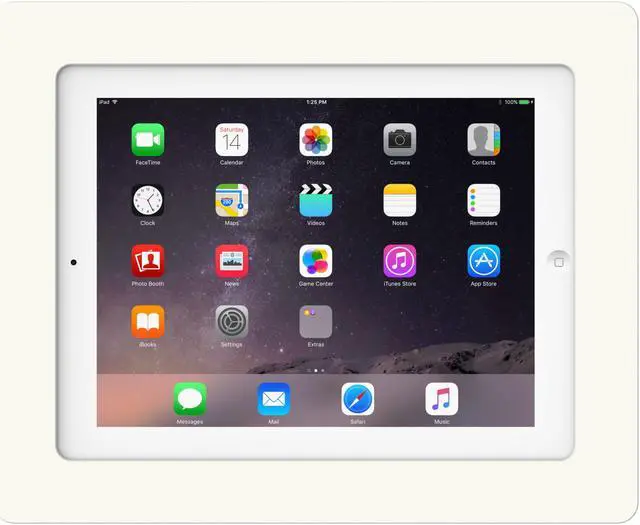 Alt view image 2 of 7 - VidaMount White On-Wall Tablet Mount compatible with iPad 2/3/4