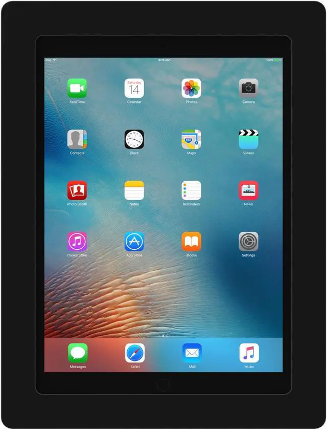 Alt view image 3 of 8 - VidaMount Black On-Wall Tablet Mount compatible with iPad Pro 12.9" (1st/2nd Gen)