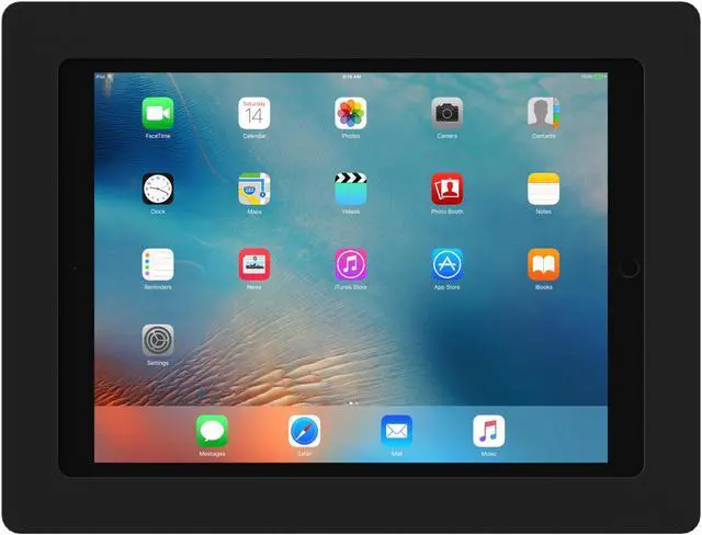 Alt view image 2 of 8 - VidaMount Black On-Wall Tablet Mount compatible with iPad Pro 12.9" (1st/2nd Gen)