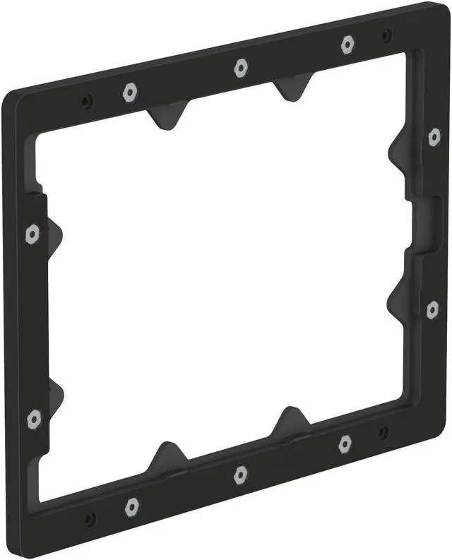 Alt view image 7 of 8 - VidaMount Black On-Wall Tablet Mount compatible with iPad Pro 12.9" (1st/2nd Gen)