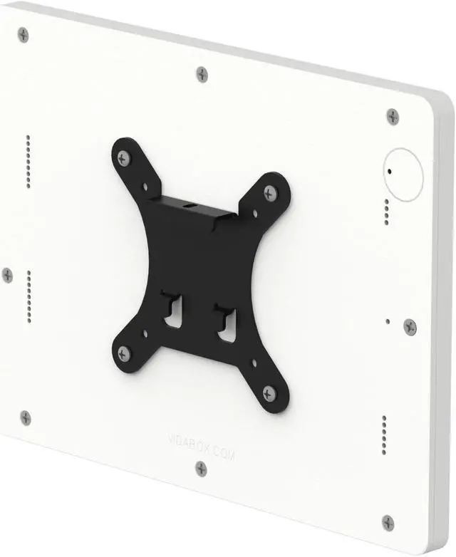 Alt view image 6 of 7 - VidaMount White Home Button Covered Enclosure and Tilting VESA Slim Wall Mount [Bundle] compatible with iPad Pro 10.5" & Air 3rd Gen