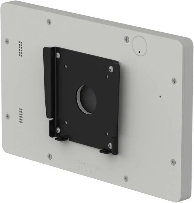 Alt view image 6 of 7 - VidaMount Light Grey Enclosure and Fixed VESA Slim Wall Mount [Bundle] compatible with Samsung Galaxy Tab A 10.1 (2016)