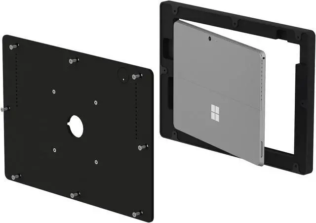 Alt view image 7 of 7 - VidaMount Black VESA Enclosure compatible with Microsoft Surface Pro 7+, Pro 7, Pro 6, Pro 5, Pro 4