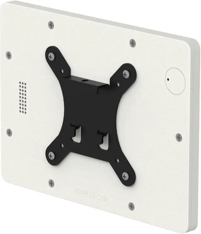 Alt view image 6 of 7 - VidaMount White Enclosure and Tilting VESA Slim Wall Mount [Bundle] compatible with iPad Mini 4 & 5