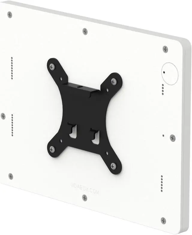 Alt view image 6 of 7 - VidaMount White Enclosure and Tilting VESA Slim Wall Mount [Bundle] compatible with iPad Pro 10.5" & Air 3rd Gen