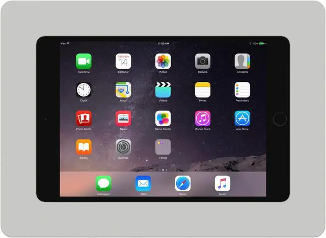 Alt view image 2 of 7 - VidaMount Light Grey VESA Enclosure compatible with iPad Mini 4 & 5