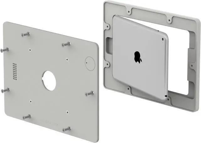 Alt view image 7 of 7 - VidaMount Light Grey VESA Enclosure compatible with iPad Mini 4 & 5