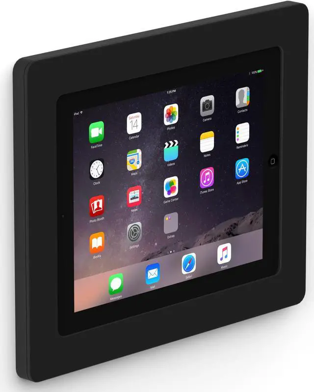 Main image of VidaMount Black On-Wall Tablet Mount compatible with iPad 2/3/4