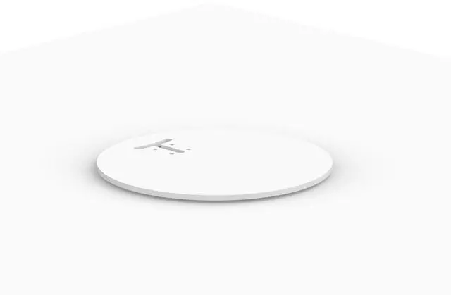 Main image of Round Base for Fixed or Flexible Surface VESA Mount - White