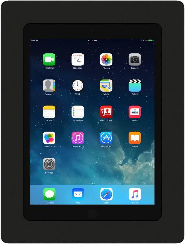 Alt view image 3 of 7 - VidaMount Black VESA Enclosure compatible with iPad 9.7 (5th / 6th Gen), Pro 9.7", Air 1/2