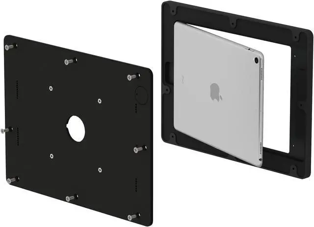Alt view image 7 of 7 - VidaMount Black Covered Home Button VESA Enclosure compatible with iPad Pro 10.5" & Air 3rd Gen