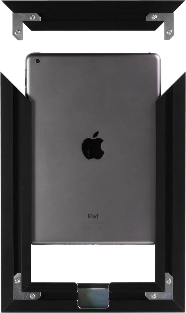 Alt view image 3 of 5 - VidaMount iPad 2 / 3 / 4 On Wall Metal Frame - Black Metalline