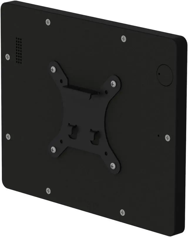 Alt view image 6 of 7 - VidaMount Black Home Button Covered Enclosure and Tilting VESA Slim Wall Mount [Bundle] compatible with iPad 2/3/4