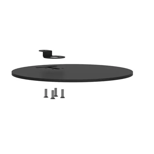 Alt view image 7 of 7 - Round Base for Fixed or Flexible Surface VESA Mount - Black