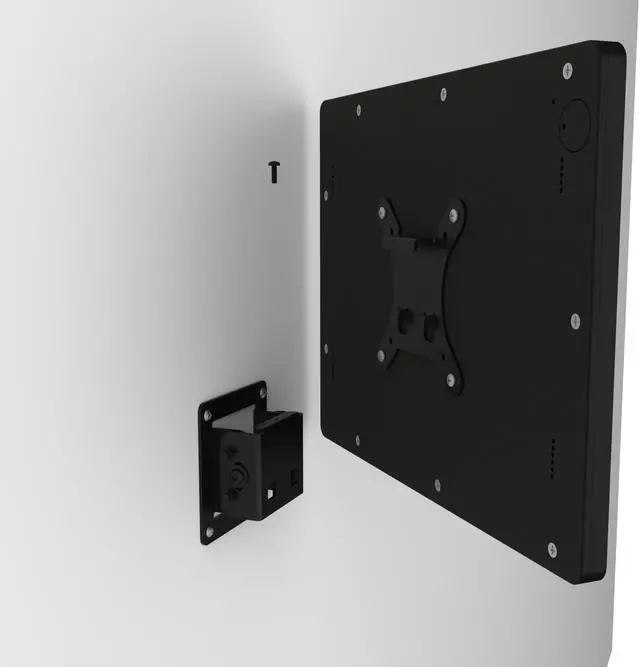 Alt view image 5 of 7 - VidaMount Black Home Button Covered Enclosure and Tilting VESA Slim Wall Mount [Bundle] compatible with iPad Pro 12.9" (1st/2nd Gen)