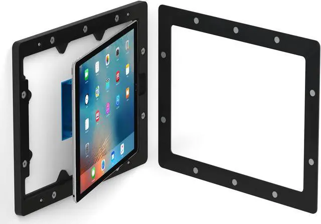 Alt view image 5 of 8 - VidaMount Black On-Wall Tablet Mount compatible with iPad Pro 12.9" (1st/2nd Gen)
