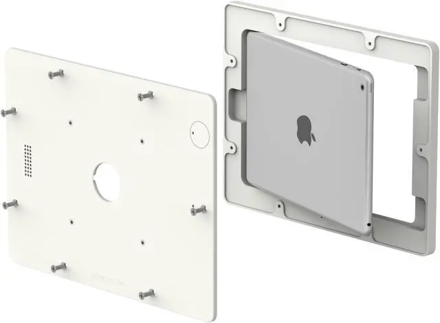 Alt view image 7 of 7 - VidaMount White VESA Enclosure compatible with iPad 9.7 (5th / 6th Gen), Pro 9.7", Air 1/2
