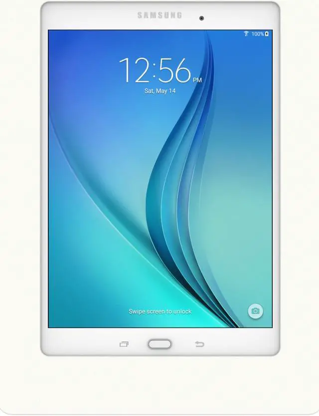 Alt view image 3 of 7 - VidaMount White VESA Enclosure compatible with Samsung Galaxy Tab A 9.7