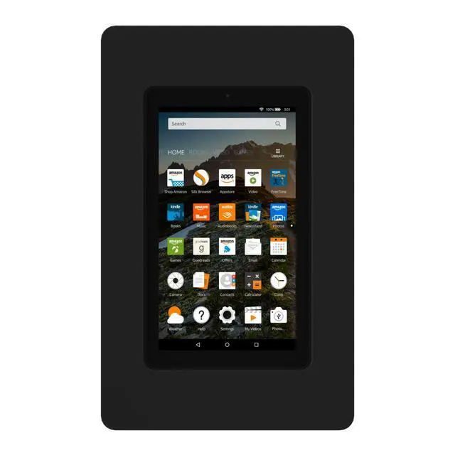 Alt view image 3 of 7 - VidaMount On-Wall Tablet Mount - Amazon Fire 7" 7th / 9th Gen - Black (2017-19)