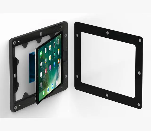 Alt view image 5 of 7 - VidaMount Black On-Wall Tablet Mount compatible with iPad Pro 10.5" & Air 3rd Gen