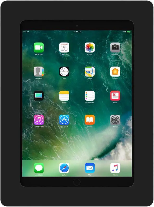 Alt view image 3 of 7 - VidaMount Black On-Wall Tablet Mount compatible with iPad Pro 10.5" & Air 3rd Gen