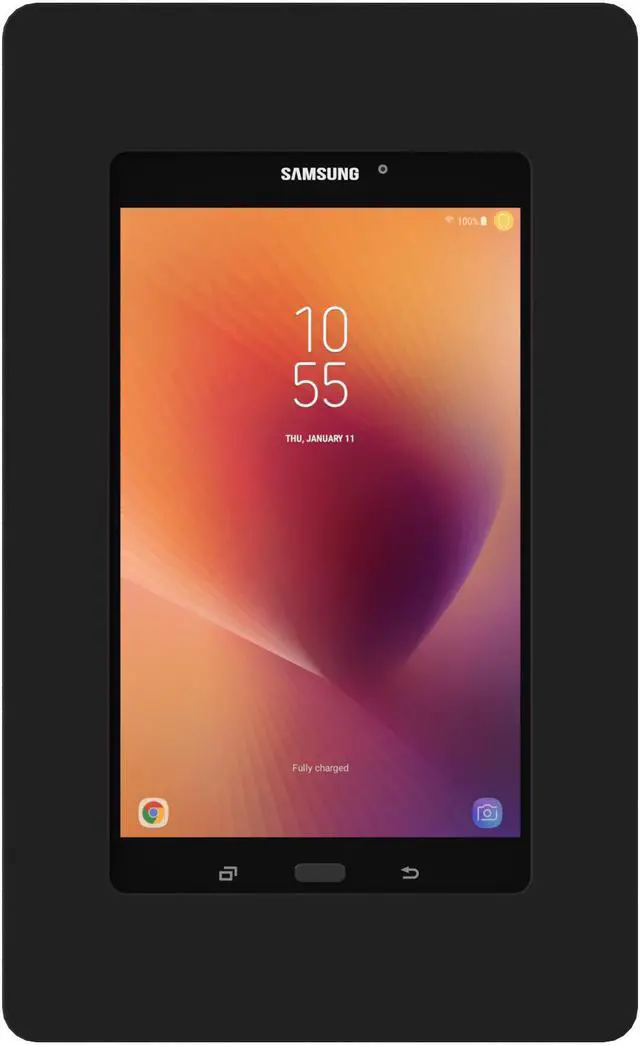 Alt view image 3 of 7 - VidaMount Black On-Wall Tablet Mount compatible with Samsung Galaxy Tab A 8.0 (2017)