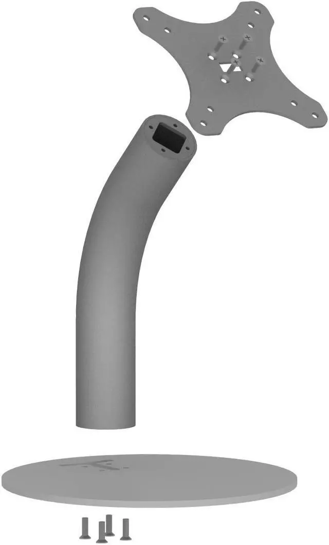 Alt view image 6 of 7 - VidaMount White Home Button Covered Enclosure and Portable Fixed Stand [Bundle] compatible with iPad Pro 12.9" (1st/2nd Gen)