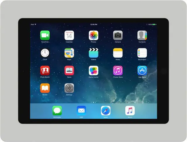 Alt view image 2 of 8 - VidaMount Light Grey VESA Enclosure compatible with iPad (5th / 6th Gen) 9.7"/Pro 9.7", Air 1/2