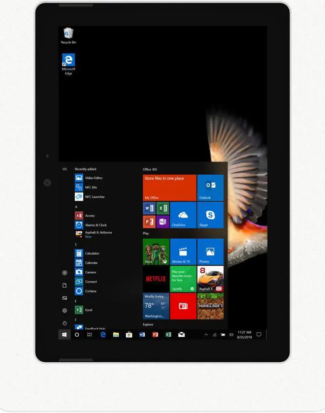 Alt view image 3 of 7 - VidaMount White VESA Enclosure compatible with Microsoft Surface Go, Go 2, Go 3 & Go 4