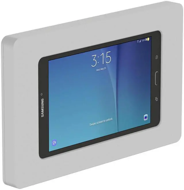 Main image of VidaMount Light Grey VESA Enclosure compatible with Samsung Galaxy Tab E 8.0