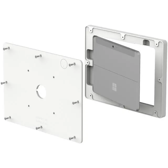 Alt view image 7 of 7 - VidaMount White VESA Enclosure compatible with Microsoft Surface Go, Go 2, Go 3 & Go 4