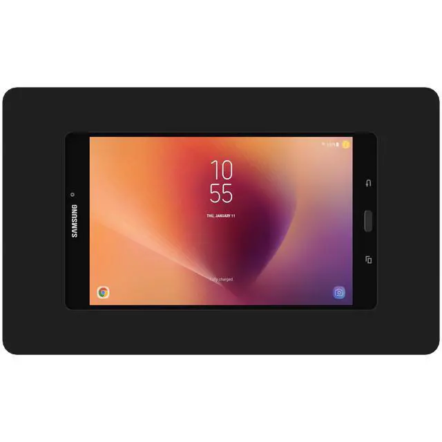 Alt view image 2 of 7 - VidaMount Black On-Wall Tablet Mount compatible with Samsung Galaxy Tab A 8.0 (2017)